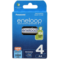 Panasonic eneloop akku típus BK-3MCCE/4BE 2000mAh NiMH 4db/csom. tölthető elem