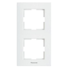 Panasonic Karre Plus 2-es sorolókeret függőleges fehér villanyszerelés