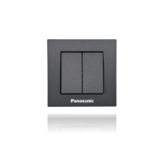 Panasonic Karre Plus csillárkapcsoló 105 fekete keret nélkül világítási kellék