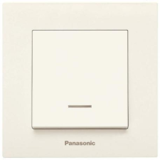 Panasonic Karre Plus egypólusú kapcsoló 101 jelzőfényes bézs(Keret nélkül) villanyszerelés