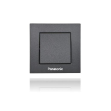 Panasonic Karre Plus kétpólusú kapcsoló 102 fekete világítási kellék