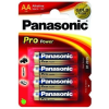 Panasonic Pro Power AA ceruza 1.5V szupertartós alkáli elemcsomag LR6PPG-4BP