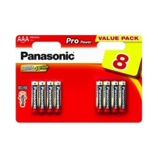 Panasonic Pro Power AAA mikro 1.5V szupertartós alkáli elemcsomag LR03PPG-8BW ceruzaelem