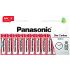 Panasonic Red Zinc AA ceruza 1.5V cink-carbon tartós elem 12db (R6R/12Hh)