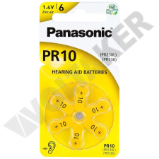 Panasonic ZA10 / PR70 Panasonic Cink-levegő hallókészülék elem 75mAh 5,8*3,6mm speciális elem
