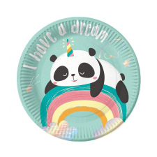 Panda Dreamy papírtányér 6 db-os 18 cm party kellék