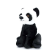 Panda ECO plüss panda, 16 cm-es