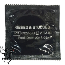 Panda Nutrition AMOR bordázott és rücskös óvszer [Kiszerelés: 1] óvszer