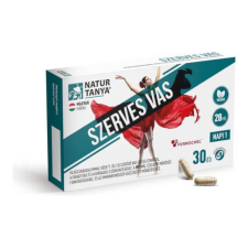Panda Nutrition Natur Tanya Szerves vas [30 kapszula] vitamin és táplálékkiegészítő