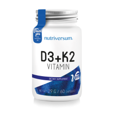 Panda Nutrition Nutriversum - D3 + K2 vitamin [60 kapszula] vitamin és táplálékkiegészítő
