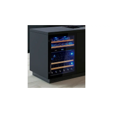  Pando PVMB 60-53CRL borhűtő - pult alá építhető, fekete, balos borhűtőgép