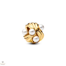 Pandora 14K aranyozott absztrakt hullámok charm - 763915C01 medál