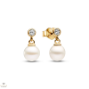 Pandora 14k aranyozott édesvízi tenyésztett gyöngy fülbevaló - 263153C01