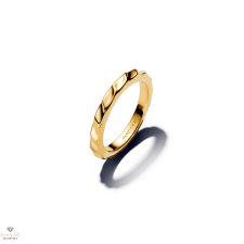 Pandora 14K aranyozott hullámos karikagyűrű 56-os méret - 163885C00-56 gyűrű