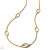 Pandora 14K aranyozott organikus formájú ovális nyaklánc - 363883C01-45