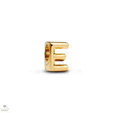 Pandora 14K aranyozott "E" betű charm - 763951C00 medál