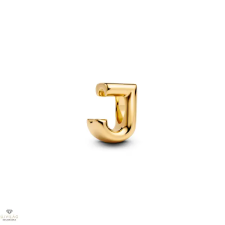 Pandora 14K aranyozott "J" betű charm - 763956C00 medál