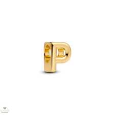 Pandora 14K aranyozott &quot;P&quot; betű charm - 763962C00 medál
