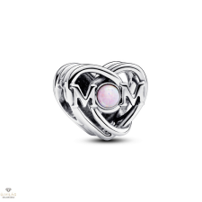 Pandora áttört szív és anya charm - 793233C01 egyéb ékszer