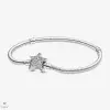 Pandora Csillogó aszimmetrikus csillag karkötő 21 cm - 599639C01-21