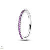 Pandora Csillogó lila fél örökkévalóság gyűrű 54-es méret - 192999C04-54