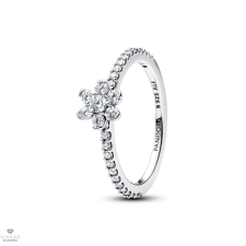 Pandora Csillogó virágos gyűrű 48-as méret - 194499C01-48 gyűrű