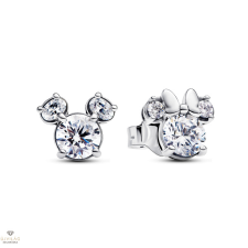 Pandora Disney Mickey egér és Minnie egér csillogó fülbevaló - 293219C01 fülbevaló