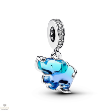 Pandora elefánt muránói üveg függő charm - 793339C01 egyéb ékszer