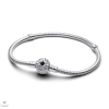 Pandora Északi Sarkcsillag kapcsos kígyólánc karkötő 17 cm - 593584C01-17