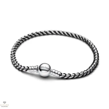 Pandora Fekete zsinóros lánc karkötő 19 cm - 593816C02-19 karkötő