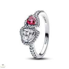Pandora Glória szívek gyűrű 50-es méret - 193662C01-50 gyűrű
