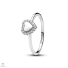 Pandora gravírozható szív gyűrű gyűrű 58-as méret - 193801C01-58