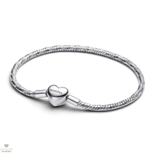 Pandora Gravírozható Szív kígyólánc karkötő 17 cm - 594236C00-17 karkötő