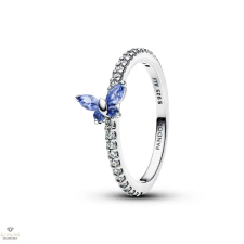 Pandora Kék Pillangó gyűrű 54-es méret - 194269C01-54 gyűrű