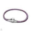 Pandora Lila zsinóros lánc karkötő 20 cm - 593816C03-20