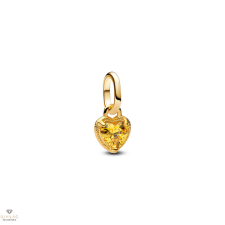 Pandora Me 14K aranyozott szív mini függő charm - 763862C01 medál
