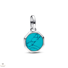 Pandora Me Türkiz gravírozható mini medál charm - 793388C01 medál