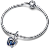 Pandora Moments 792356C01 Mennyei hullócsillag szív függő charm (Ag925/1000, 2,4 g)