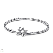 Pandora Moments Aszimmetrikus Csillag T-kapcsos Kígyólánc karkötő 17 cm - 592357C01-17 karkötő