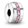 Pandora Moments Colours 791972PCZ Rózsaszín szikrázó sor klip charm (Ag925/1000, 2,8 g)