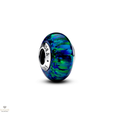 Pandora opálfényű kékes zöld charm - 791691C04 egyéb ékszer
