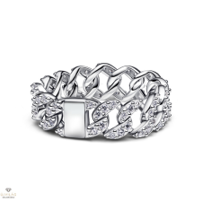 Pandora Pavé kubai láncgyűrű 58-as méret - 193557C01-58 gyűrű