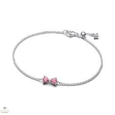 Pandora Rózsaszín Masni karkötő 16 cm - 594234C01-16 karkötő