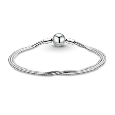 Pandora stílusú karlánc - három szálas- 21 cm karkötő
