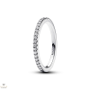Pandora szikrázó karika gyűrű 50-es méret - 192999C01-50