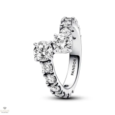 Pandora szikrázó köves gyűrű 54-es méret - 193149C01-54 gyűrű