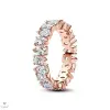 Pandora szikrázó váltakozó köves gyűrű 50-es méret - 183021C01-50