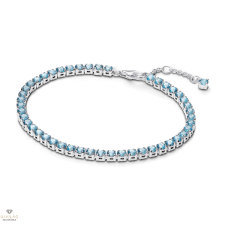 Pandora szikrázó világoskék tenisz karkötő 16 cm - 591469C03-16 karkötő