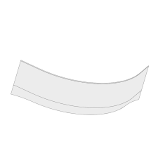 Panel a kádhoz Ravak Gentiana 150 cm akrilát CZG1000AN0 kád, zuhanykabin