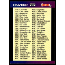 Panini 1989-1990 Donruss #600 578-660 gyűjthető kártya